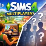 The Sims 4 multiplayer question illustration showing single player gameplay and missing multiplayer features