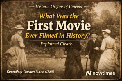 Roundhay Garden Scene 1888, the first movie ever filmed in history by Louis Le Prince