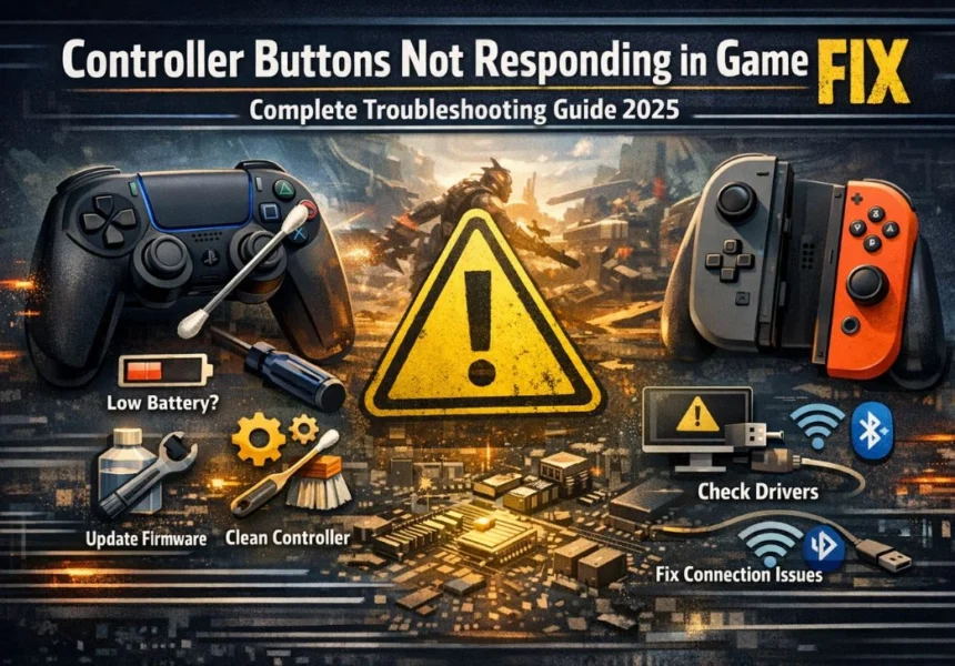 Controller Buttons Not Responding in Game Fix