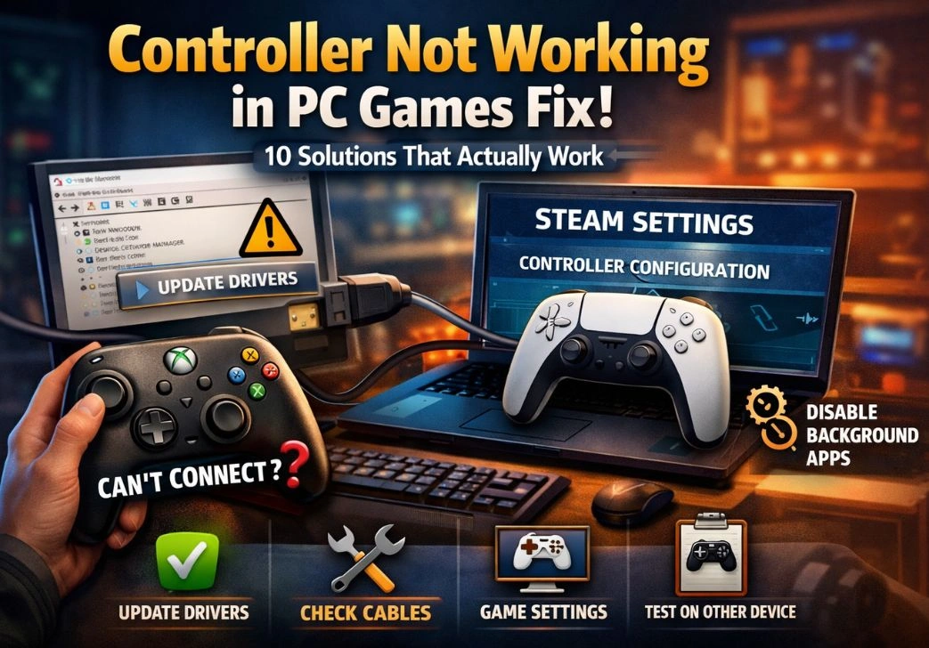 Controller Not Working in PC Games Fix