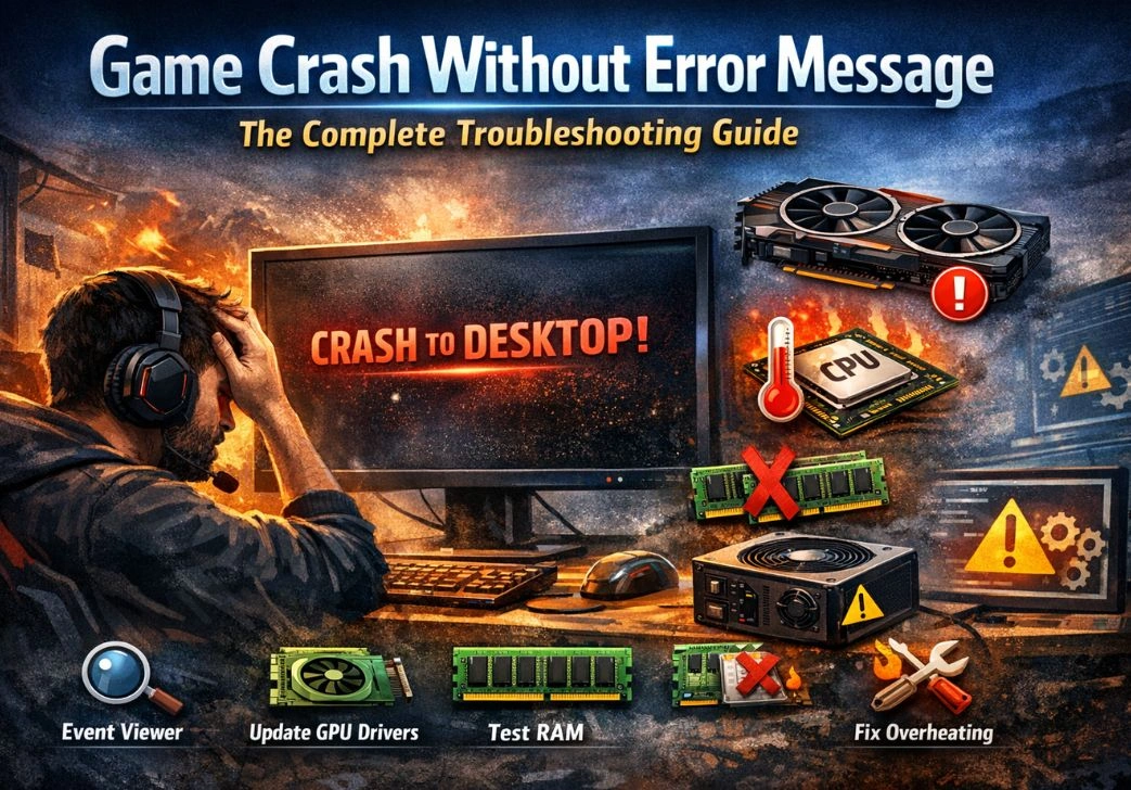 Game Crash Without Error Message Fix