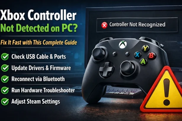 Xbox Controller Not Detected on PC Fix