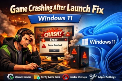 game crashing after launch fix Windows 11