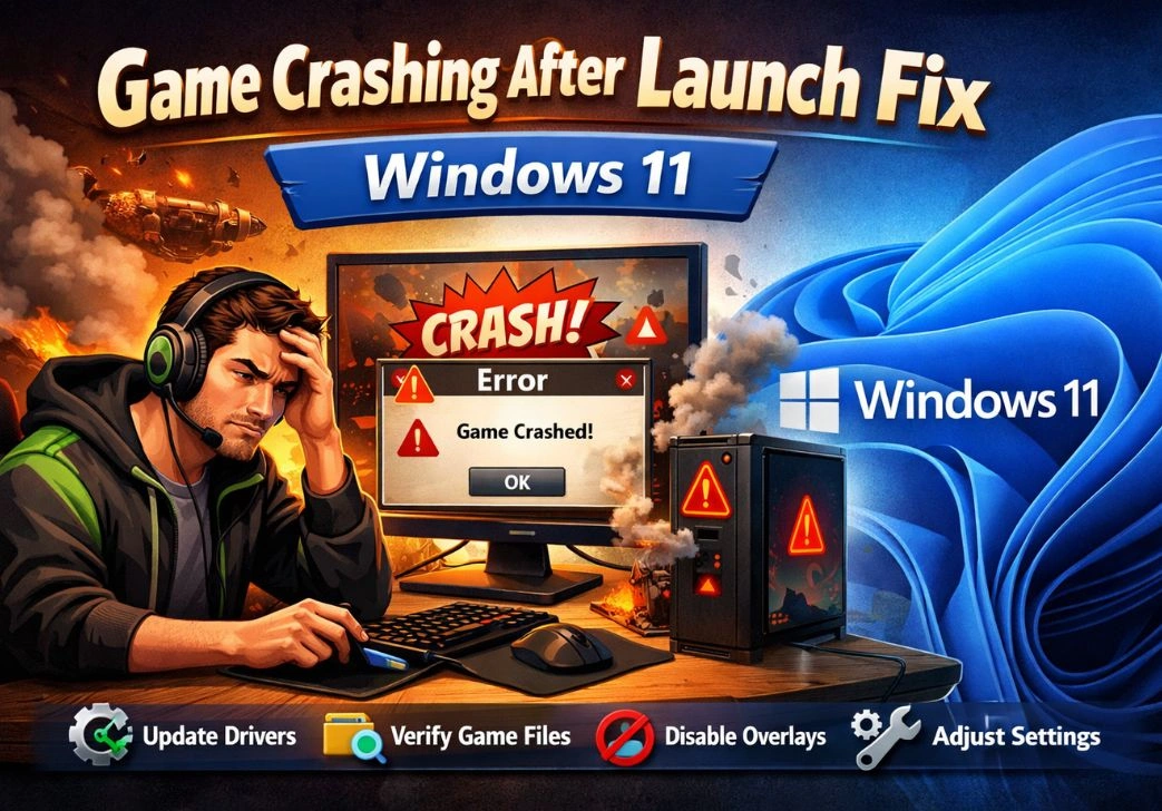 game crashing after launch fix Windows 11