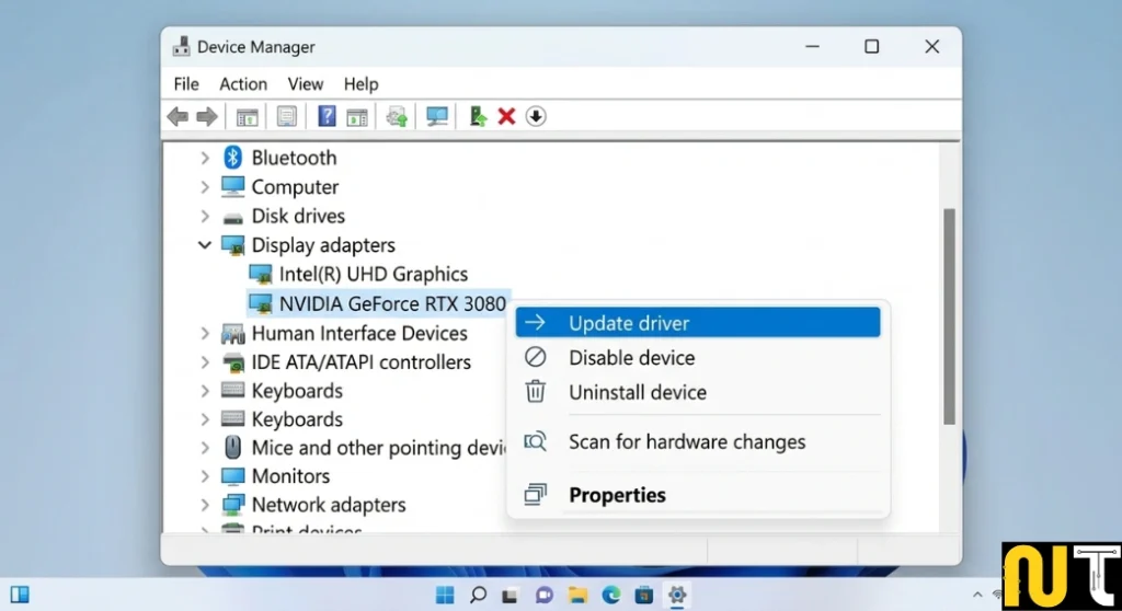 update graphics driver to fix game crashes on PC