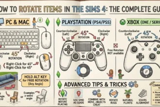 How to Rotate Items in Sims 4