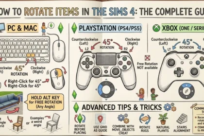 How to Rotate Items in Sims 4